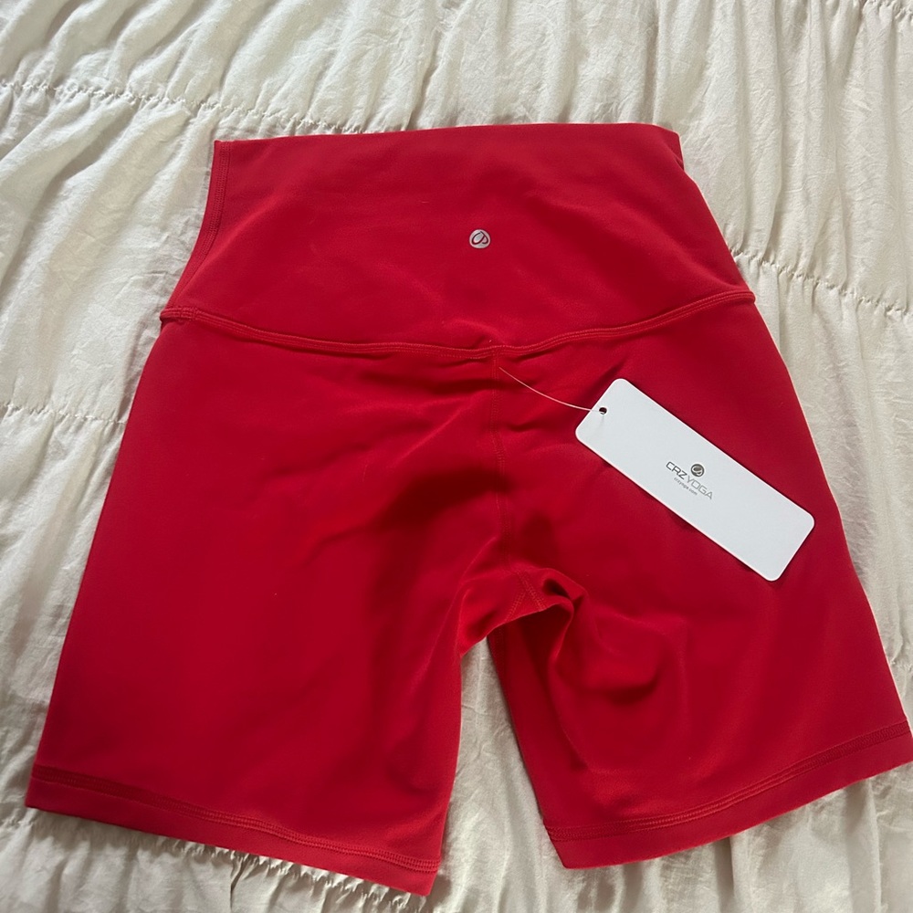 crz yoga size 4 - 6” biker short